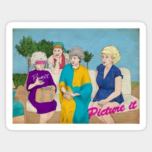 Golden Girls, "Picture It -- !" Sticker